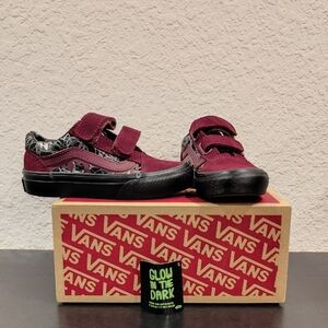 Vans Kids Shoes - Maroon and Black